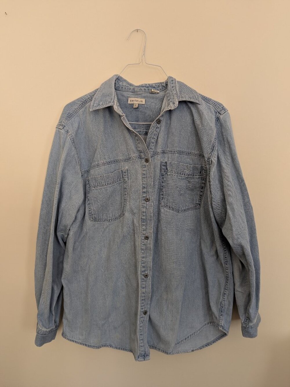 Ann Taylor Denim Button Down
